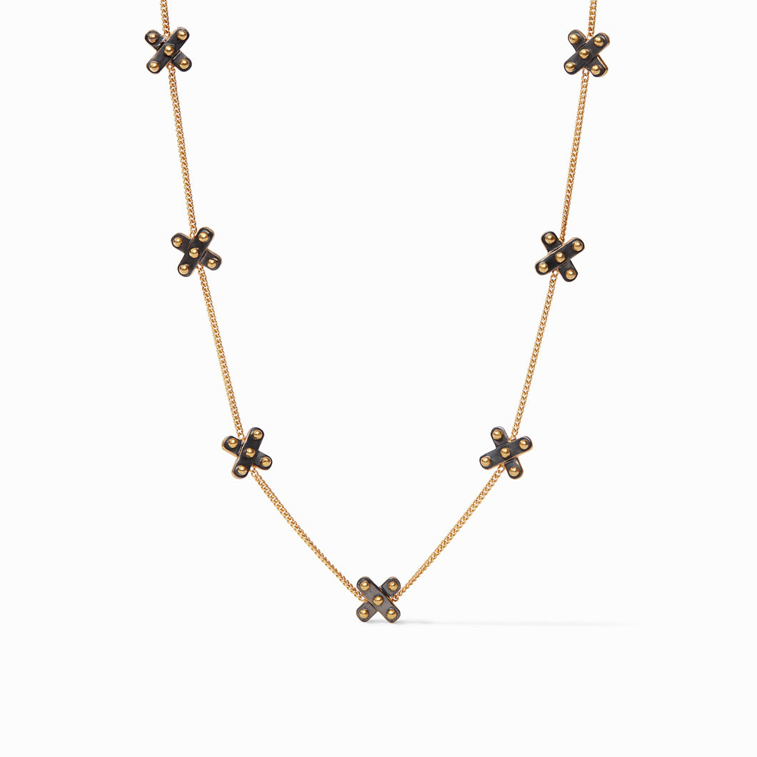 SoHo Delicate Station Necklace - Mixed Metal