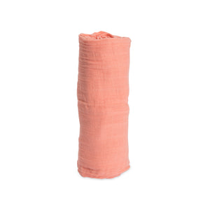 Coral - Cotton Muslin Swaddle Single