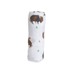 Bison - Cotton Muslin Swaddle Single