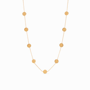 Valencia Delicate Station Necklace Gold