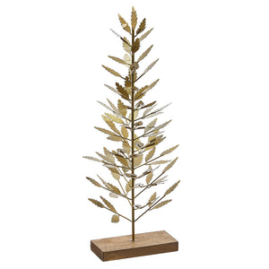 Gold Metal Table Top Tree