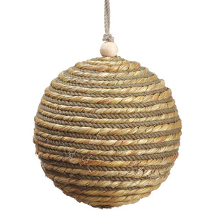 4" Jute/Cord Ball Ornament