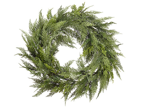 Deluxe Cedar Wreath  Green