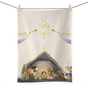 Nativity Manger - Tea Towel