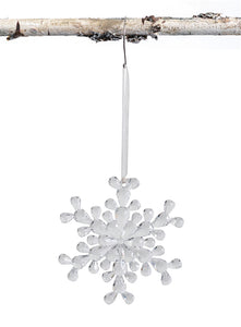 Crystal Snowflake Ornament