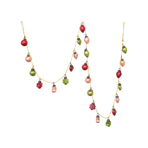 Mercury Glass Ball Ornament Garland