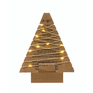 LED String Lights on Tree Paper Card