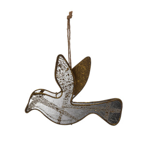 Two-Sided  Dove Ornament