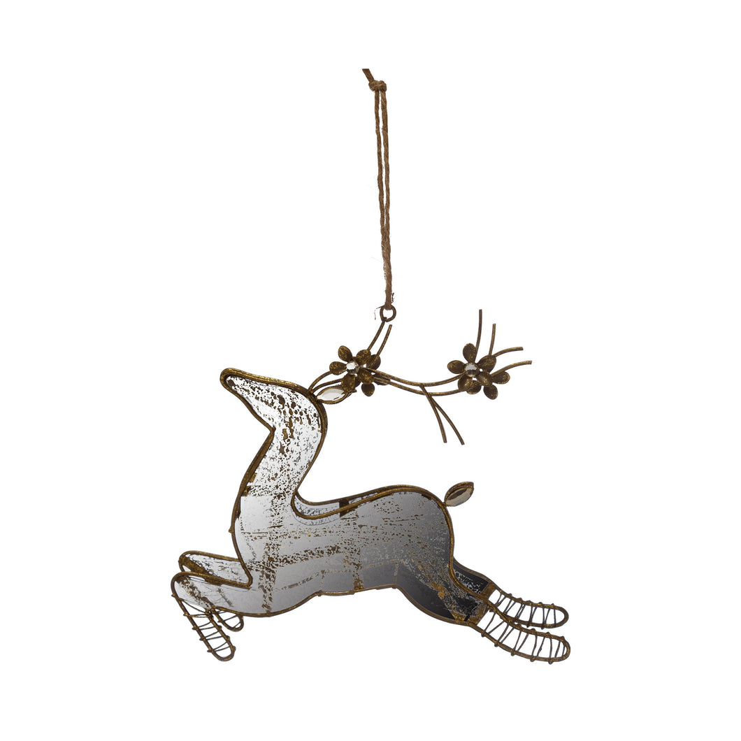 Two-Sided  Reindeer Ornament